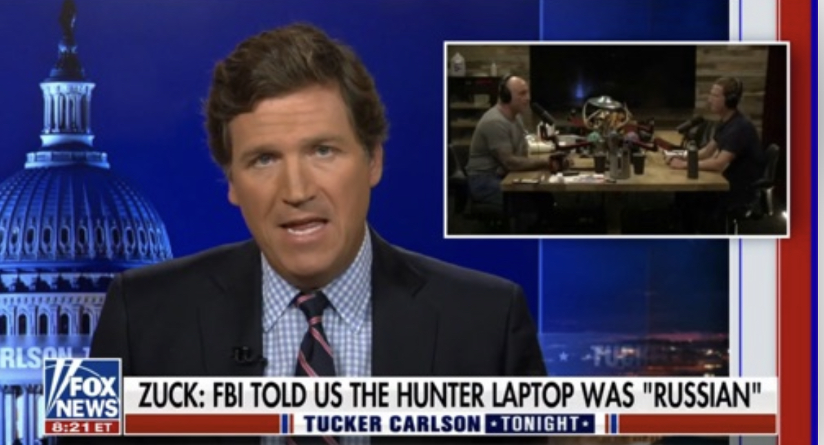 Tucker Carlson: Zuckerberg reveals what FBI told Facebook ahead of Hunter Biden laptop story - 7/9/23